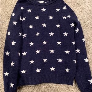 Star print sweater